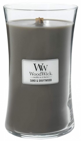 Ароматична свіча WoodWick Large Sand &amp; Driftwood 609 г