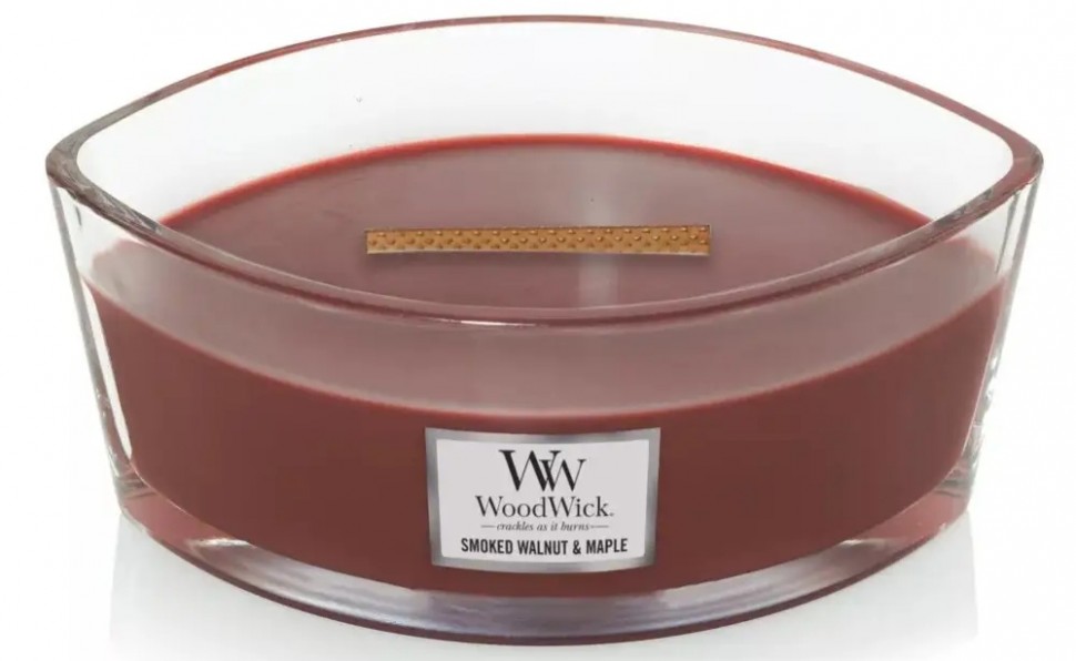 Ароматична свіча WoodWick Ellipse Smoked Walnut & Maple 453 г 