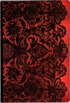 Блокнот Paperblanks Мереживо Аллюр середній 13 х 18 см в лінію червоний