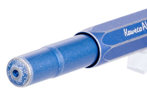 Чорнильна ручка Kaweco Al Sport Stonewashed синя алюміній перо F (тонке)