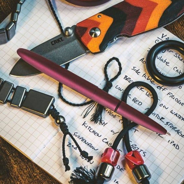 Кулькова ручка Fisher Space Pen Bullet Black Cherry Cerakote чорна вишня матова