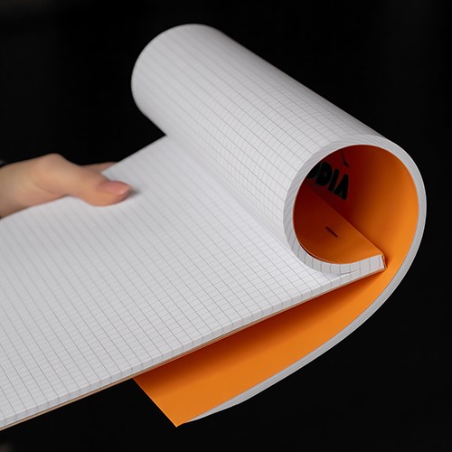 Блокнот Rhodia 19 в клітинку помаранчевий