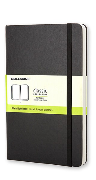Блокнот Moleskine Classic 9 х 14 см нелінований чорний