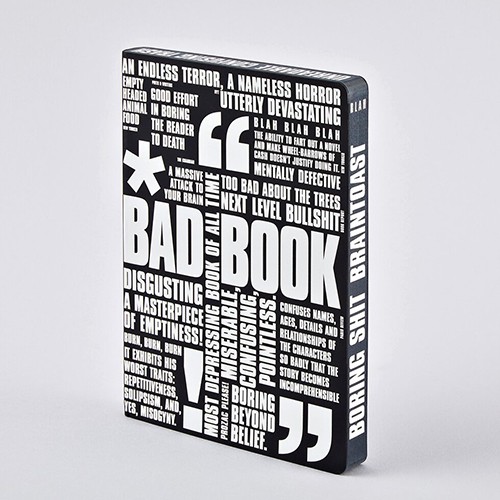 Блокнот Nuuna Graphic Bad Book 16,5 х 22 см в крапку