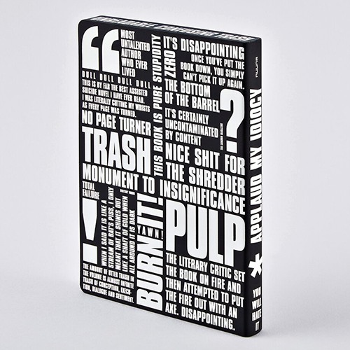 Блокнот Nuuna Graphic Bad Book 16,5 х 22 см в крапку