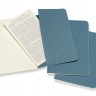 Набір зошитів Moleskine Cahier кишеньковий 9 х 14 см нелінований жвавий блакитний