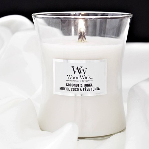 Ароматична свіча WoodWick Medium Coconut Tonka 275 г