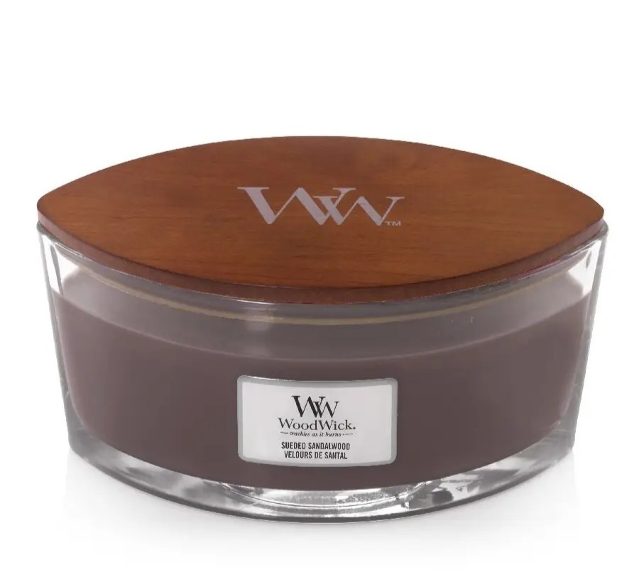 Ароматична свіча WoodWick Ellipse Sueded Sandalwood 453 г 