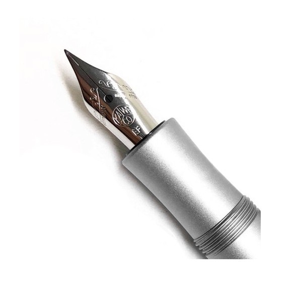 Чорнильна ручка Kaweco Al Sport Silver срібляста алюміній перо EF (екстра-тонке)