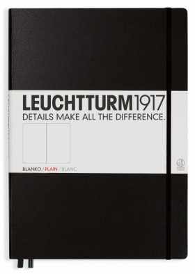Блокнот Leuchtturm1917 Master Classic великий 22,5 х 31,5 см нелінований чорний
