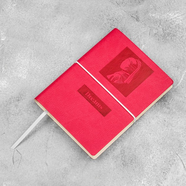 Блокнот Ciak Icons середній 13 х 17 см в лінію фуксія