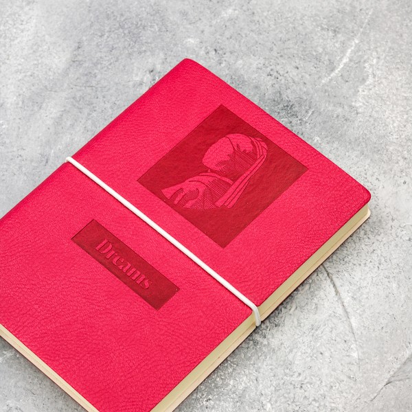 Блокнот Ciak Icons середній 13 х 17 см в лінію фуксія