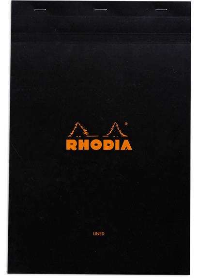 Блокнот Rhodia 19 в лінію чорний