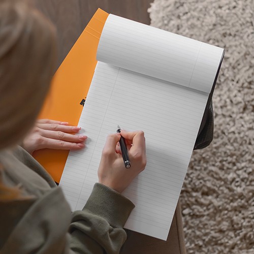 Блокнот Rhodia 19 в лінію чорний