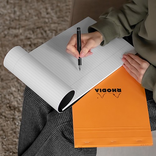 Блокнот Rhodia 19 в лінію чорний