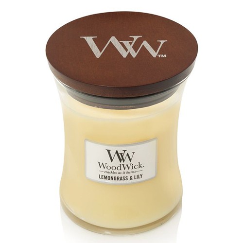 Ароматична свіча WoodWick Medium Lemongrass & Lily 275 г