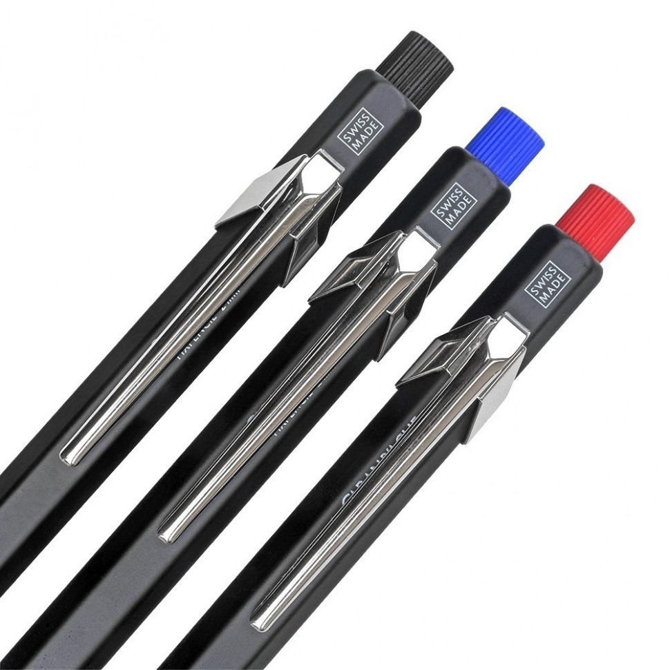 Механічний олівець Caran d'Ache Fixpencil 2 мм чорний з грип-секцією