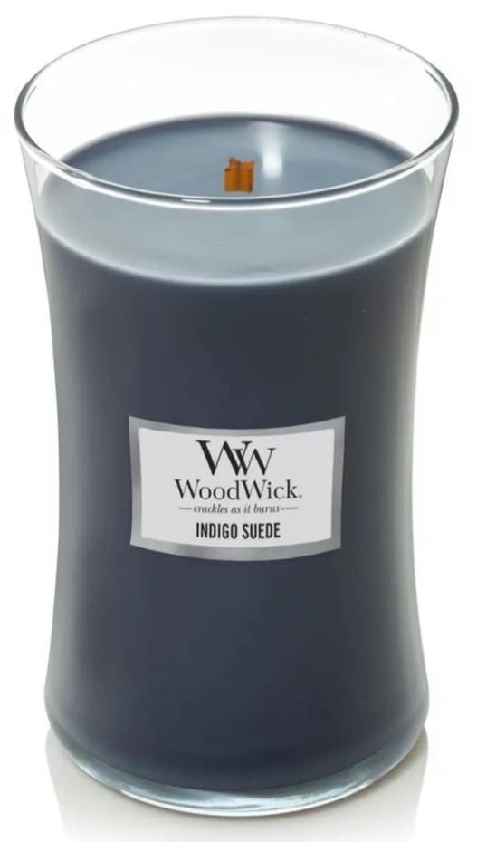 Ароматична свіча WoodWick Large Indigo Suede 609 г 