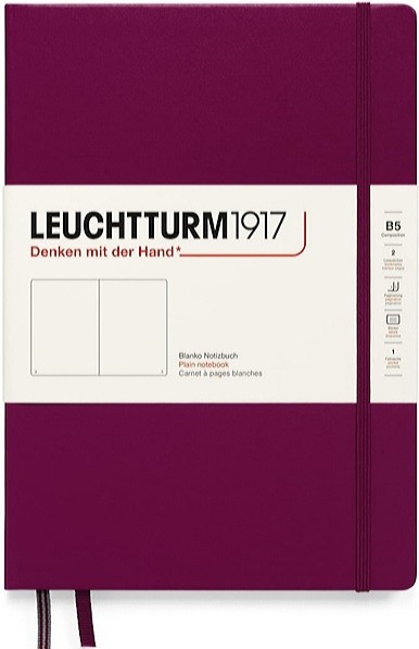 Блокнот Leuchtturm1917 Composition В5 17,8 х 25,4 см нелінований винний
