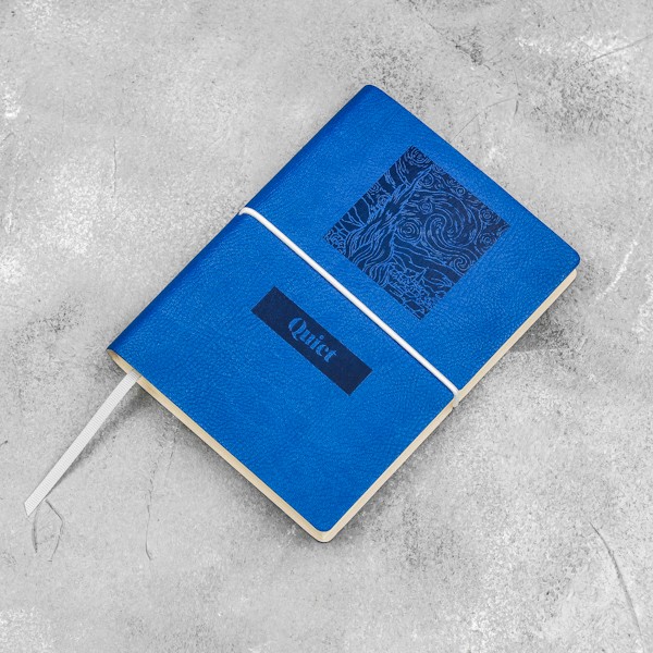 Блокнот Ciak Icons середній 13 х 17 см в лінію синій