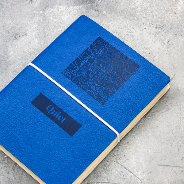 Блокнот Ciak Icons середній 13 х 17 см в лінію синій