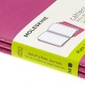 Набір зошитів Moleskine Cahier кишеньковий 9 х 14 см нелінований кінетичний рожевий 