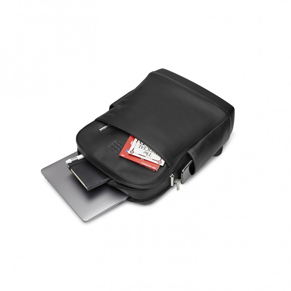 Рюкзак Moleskine Classic PRO чорний шкіряний