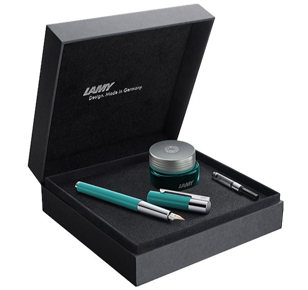 Чорнильна ручка Lamy Scala Majestic Jade величний нефрит перо F (тонке)