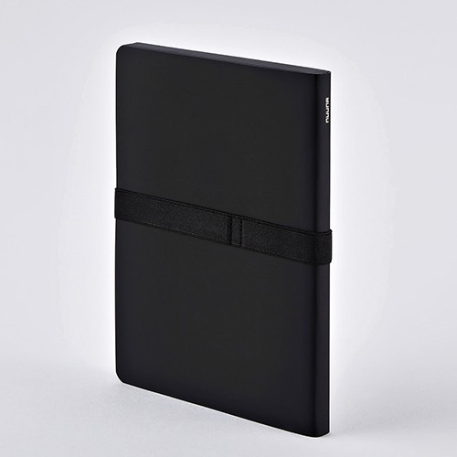Блокнот Nuuna Not White Black 16,5 x 20 см з чорними сторінками
