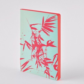 Блокнот Nuuna Colour Clash Bamboo 16,5 x 22 см в крапку