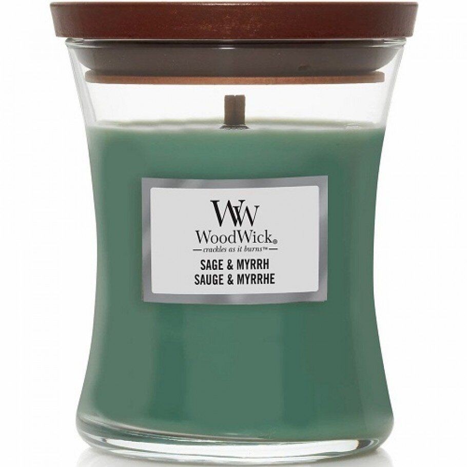 Ароматична свіча WoodWick Mini Sage & Myrrh 85 г