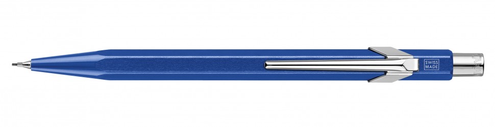 Механічний олівець Caran d'Ache 844 Metal-X синій 0,7 мм 