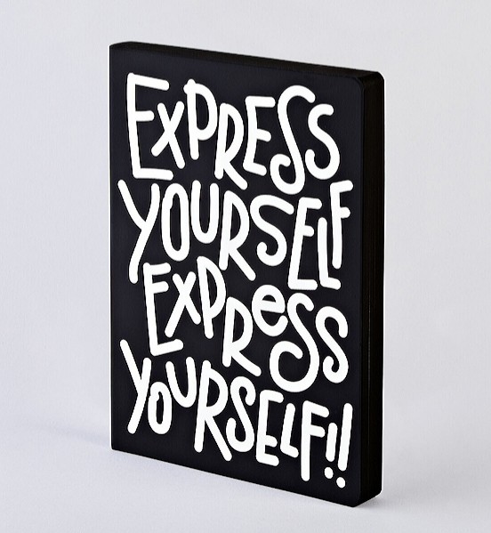 Блокнот Nuuna Graphic Express Yourself 16,5 х 22 см в крапку