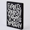 Блокнот Nuuna Graphic Express Yourself 16,5 х 22 см в крапку