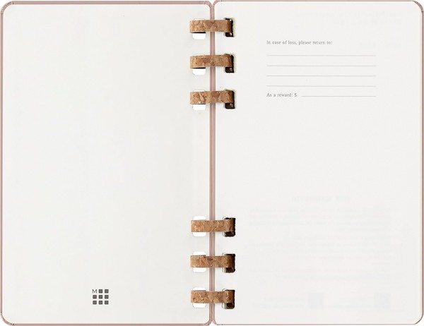 Щотижневик Moleskine 2025 Spiral середній 13 х 21 см мигдальний
