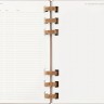 Щотижневик Moleskine 2025 Spiral середній 13 х 21 см мигдальний