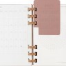 Щотижневик Moleskine 2025 Spiral середній 13 х 21 см мигдальний