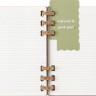 Щотижневик Moleskine 2025 Spiral середній 13 х 21 см мигдальний