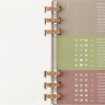 Щотижневик Moleskine 2025 Spiral середній 13 х 21 см мигдальний