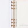 Щотижневик Moleskine 2025 Spiral середній 13 х 21 см мигдальний