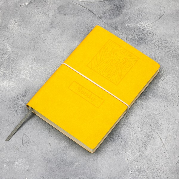 Блокнот Ciak Icons великий 15 х 21 см в лінію жовтий