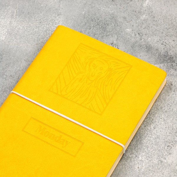 Блокнот Ciak Icons великий 15 х 21 см в лінію жовтий