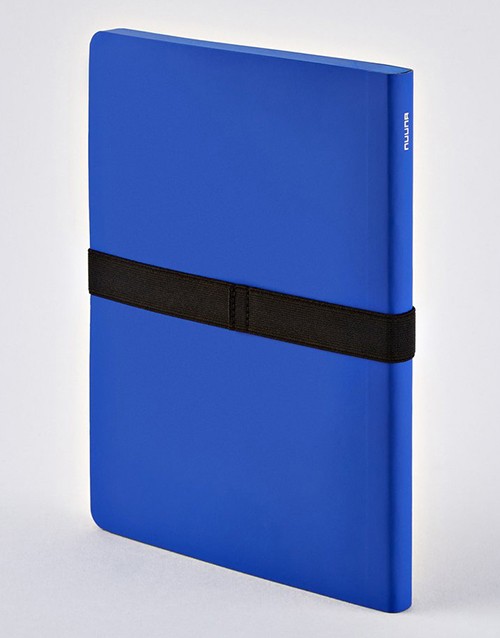 Блокнот Nuuna Not White Blue 16,5 x 20 см з синіми сторінками 