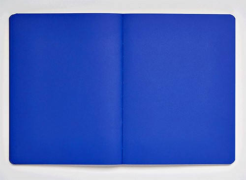 Блокнот Nuuna Not White Blue 16,5 x 20 см з синіми сторінками 