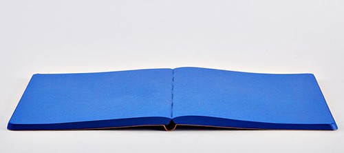 Блокнот Nuuna Not White Blue 16,5 x 20 см з синіми сторінками 