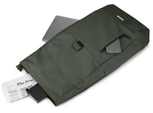 Рюкзак Moleskine Metro Rolltop темно-зелений