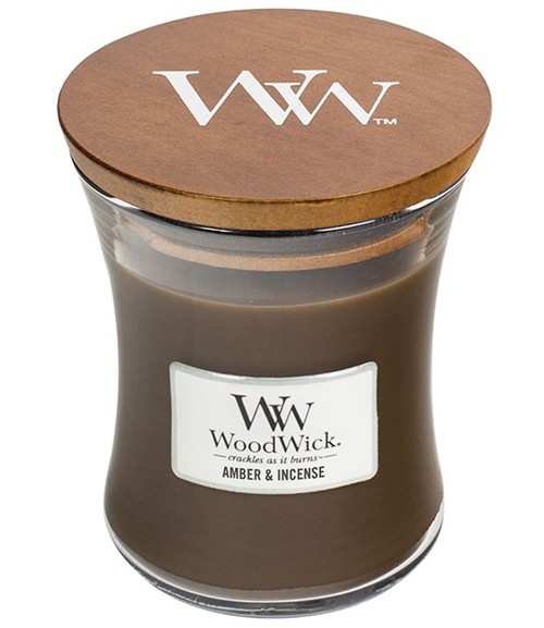 Ароматична свіча WoodWick Mini Amber & Incense 85 г