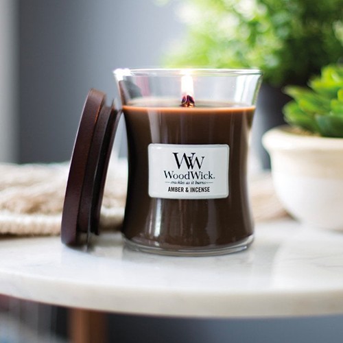 Ароматична свіча WoodWick Mini Amber & Incense 85 г