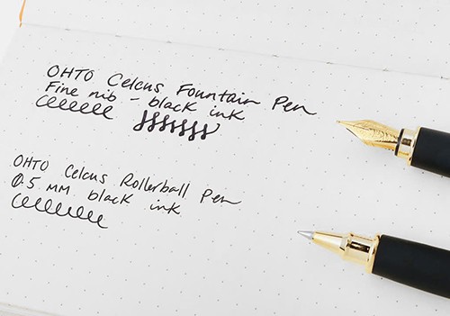 Чорнильна ручка Ohto Celsus винна перо F 