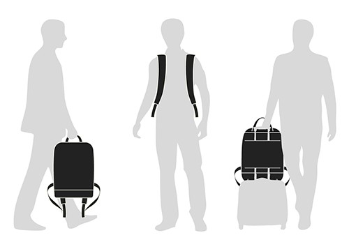 Рюкзак Moleskine The Backpack Soft Touch бордо